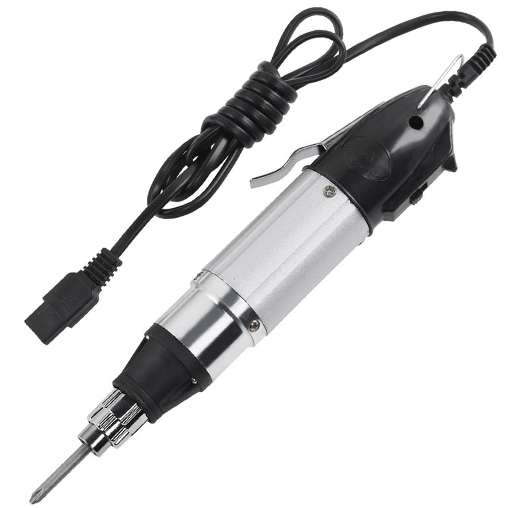 IJSDNVJNDX Electric Screwdriver with 2 Bits Stepless Speed AC220V DC Powered Electric Screwdriver Regulation Repair Tool