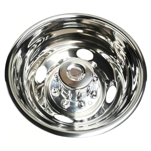 Image of 4pcs 16 inch Polished Stainless Steel Wheel Simulators for 1988-1998 F450