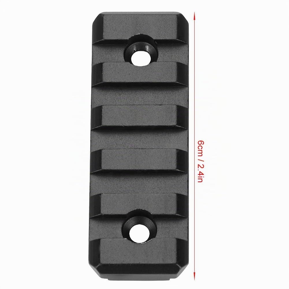Rail Picatinny - Mlok Set De Rails 3/5/9/11 Slot Metal Picatinny/Weaver Accessoires (Taille : 5-Slot)