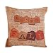 Createforlife New Home Decorative Cotton Linen Square Happy Fall Vintage Letters Printed Pillow Case Cushion Cover 18"