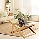 Vozoor Katzenbett - Verstellbares Katzenbett mit Hammock, Stabiler Ruheplatz für Katzen Bis 10kg, Ideal für Katzen, Welpen und Kleintiere, Katze Beliebtem Sisal-Kratzfläche