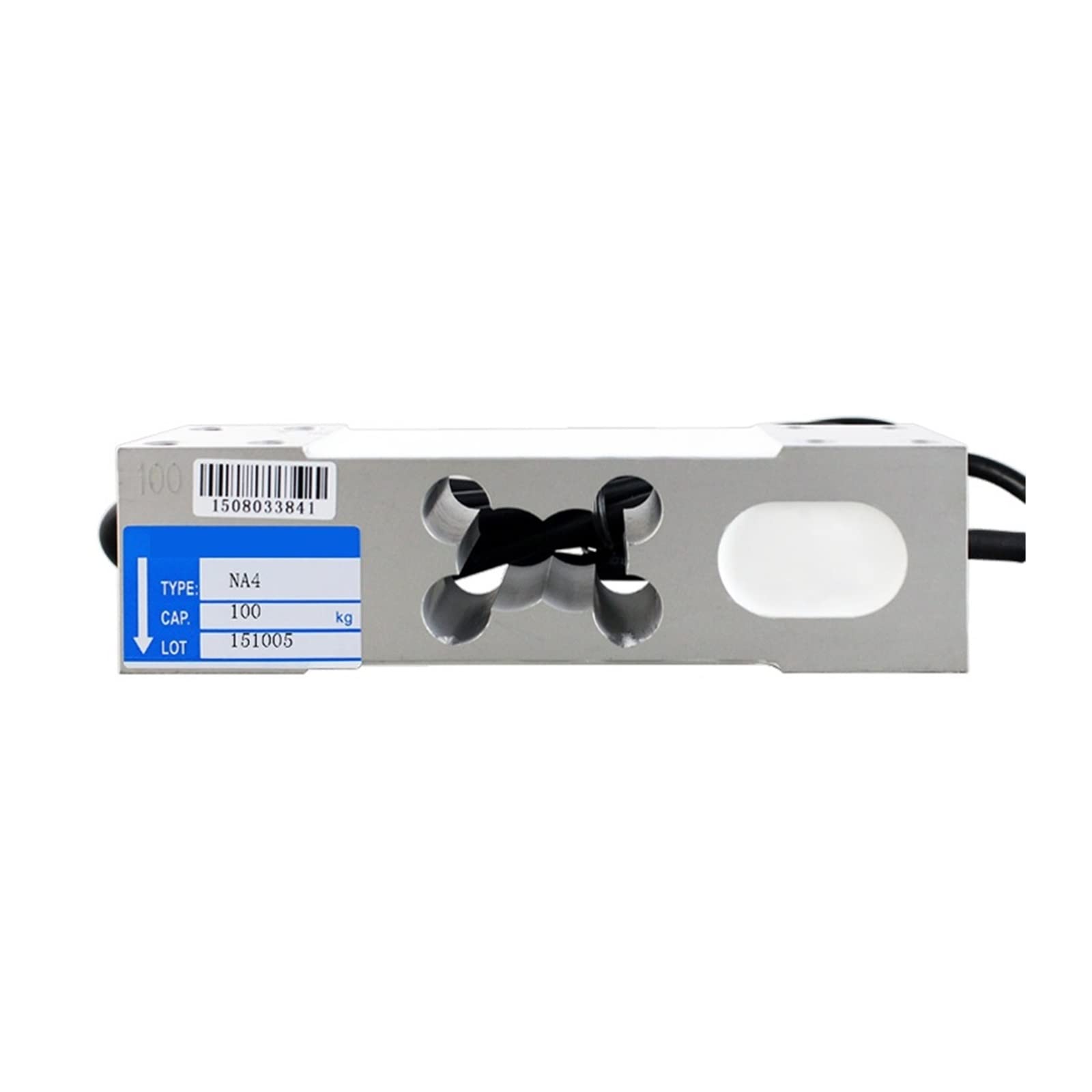 Cfwwsaq Silver Load Cell, Na4 Metal Load Cell High Accuracy Weighing Sensor Load Cells Electronic Scale Sensor 100Kg 200Kg 300Kg 500Kg 800Kg(Na4-60Kg)