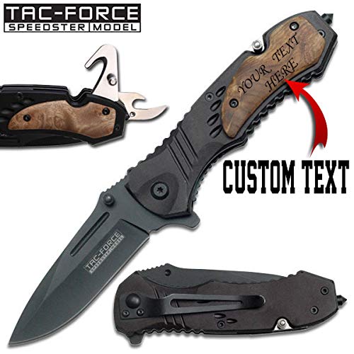 Personalized Tac-Force Gentlemens Knife, Different Custom Names Knife, Father's Day Gift, Engraved With