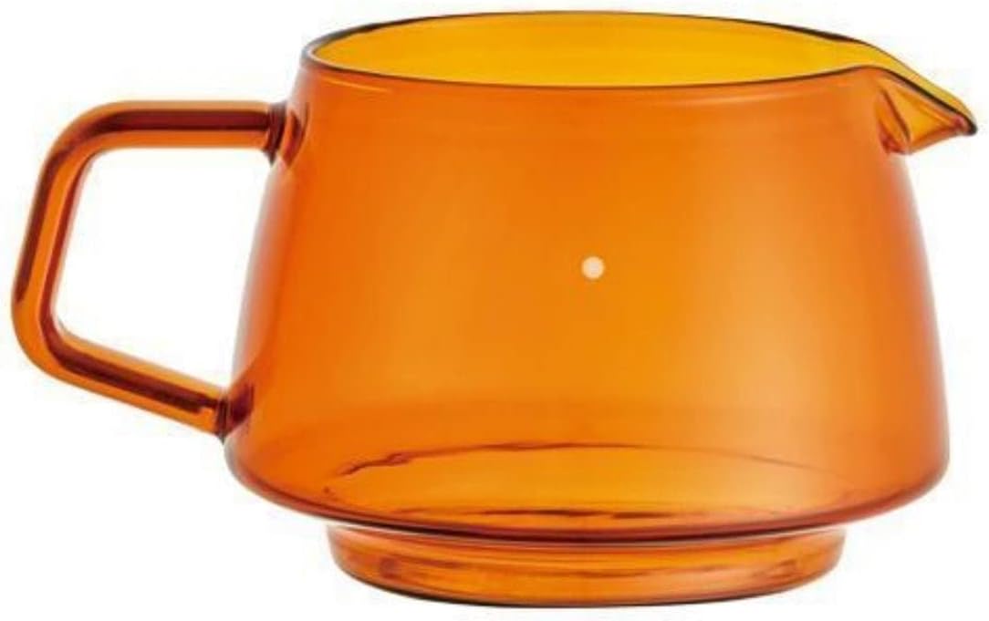 KINTO 21748 SEPIA Jug, 2 cups, Amber, Microwave and Dishwasher Safe, Scale Included