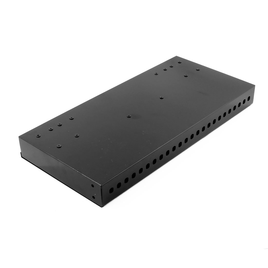 Aexit Boîte à bornes en fibre optique à deux modes de fonctionnement ST d'épissure de fibre multimode ST, 43 cm x 4,5 cm x 20 cm (2774094162542f4bea0f4e802ba4df29)