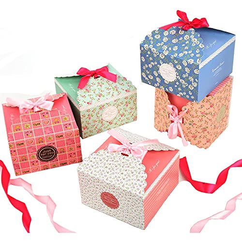 Cajas Galletas,Fashionbabies Cajas de regalo, conjunto de 15 cajas de convites decorativos para Navidad, acción de gracias, regalos de cumpleaños y fiesta (15 PCS) Cover