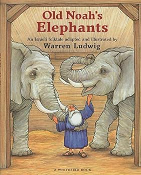 Hardcover Old Noah Elephant Book