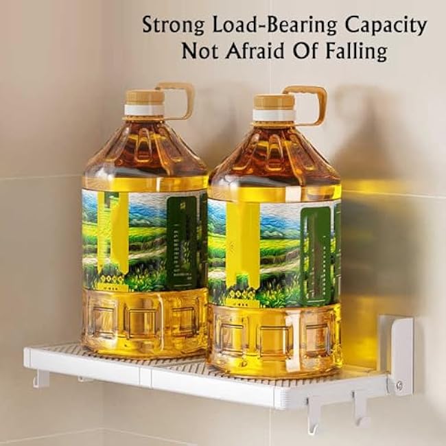 Multi-Tier Food Storage Rack,Wall Mounted Food Sorting Tray,Side Dish Stacking Storage,Scalable for Snack Fruit and Vegea(27cm)