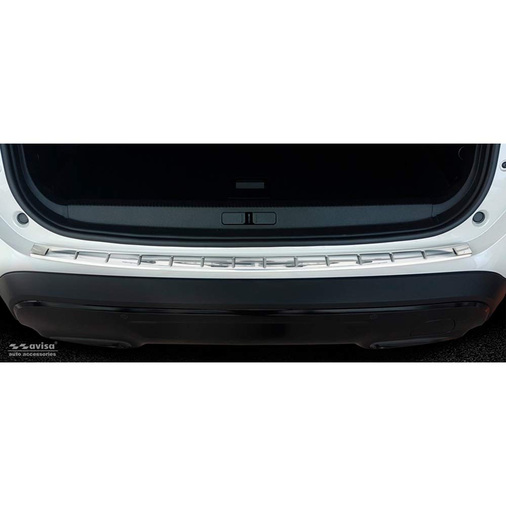 Striscia Paraurti Posteriore In Acciaio Inox Per Citroën C5 Aircross (2017-2022) - Protezione E Decorazione, Facile Installazione