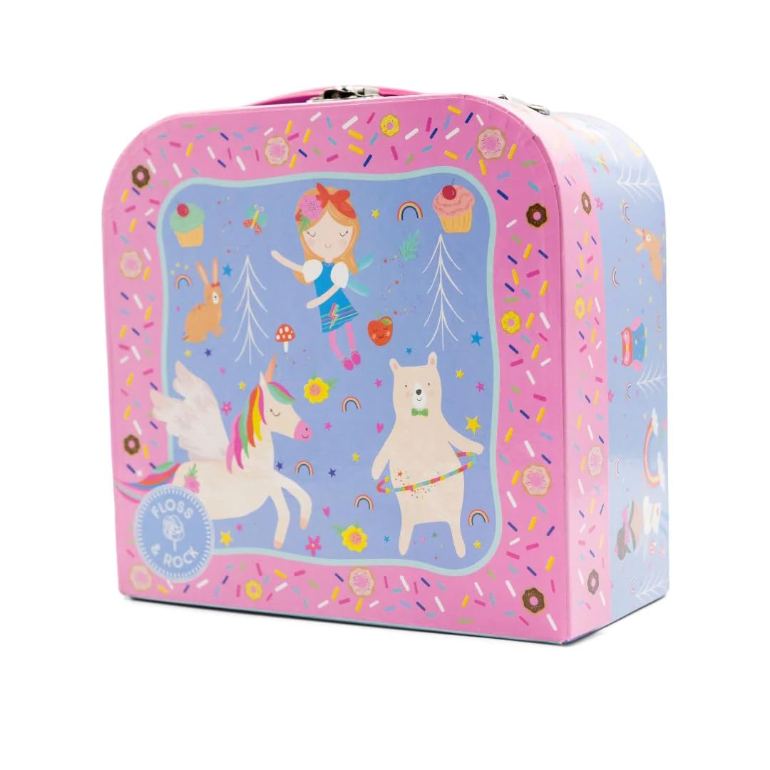 Floss & Rock Rainbow Fairy Kids Tin Tea Set, 7-teilig, 17.3 cm