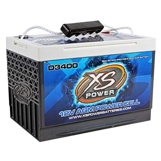 XS Power D3400 AGM Battery for Heavy Use