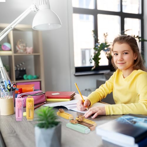 WOUYTPE 8 Stück Einziehbare Radiergummis, Radiergummi Kinder, Capybara Radiergummi, für das tägliche Lernen und Zeichnen, zum Ausradieren von Bleistiftstrichen, Geschenke für Kinder, Weihnachten