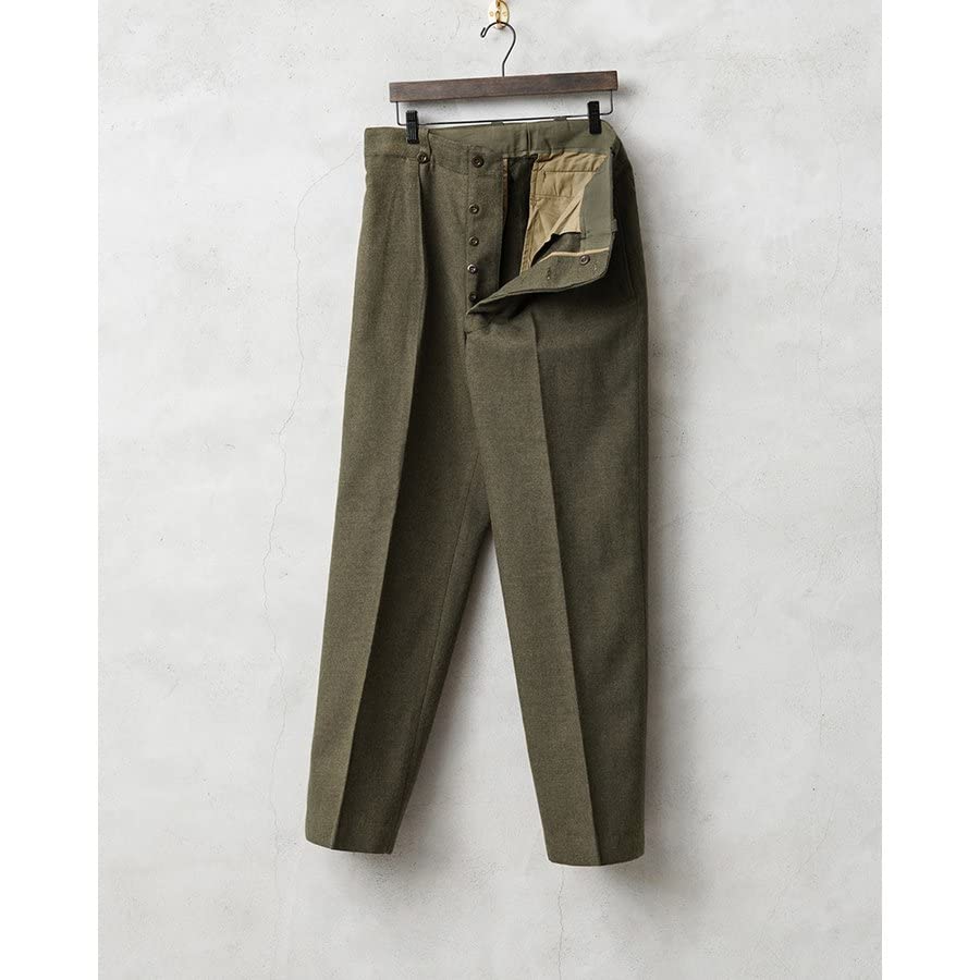 実物 フランス軍 1950～60年代 M-52 ヴィンテージ ワンタック ウール