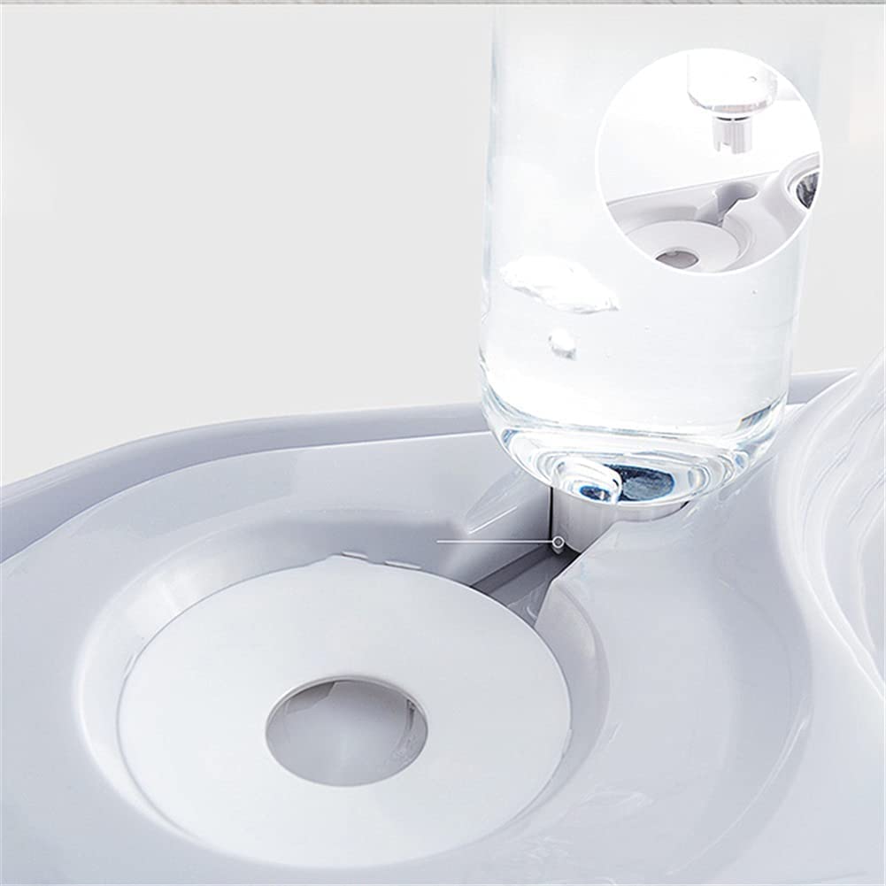 fuente para gatos, bebedero gatos Automático de agua for mascotas Bott Cats Alimentador de alimentación de alimentos for perros Alimentador de alimentos Tazón for perros No se pondrá el pelo de la boc