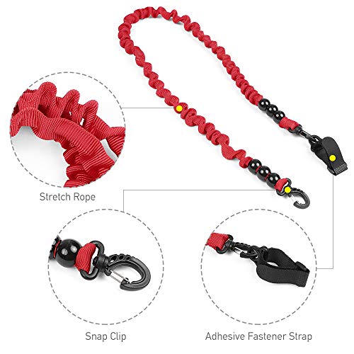 DECDEAL Elastic Paddle Leash Kayak Canoa Segurança Vara De Pesca Barcos De Enfileiramento Cordão cor