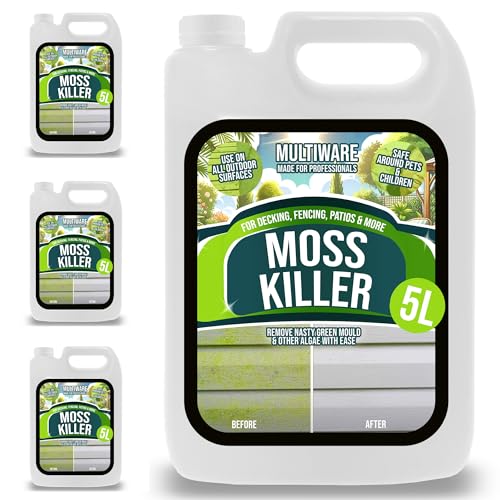 MultiWare Patio Cleaner | Moss Killer For Paths And Drives | Algae Remover | Spray And Walk Away Patio Cleaner | Spray And Leave | Safe To Use With Pets | 5L Makes 20L (4)
