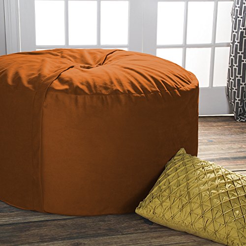 Jaxx Classic Saxx 4 Ft Bean Bag, Pumpkin Microsuede #TOP3