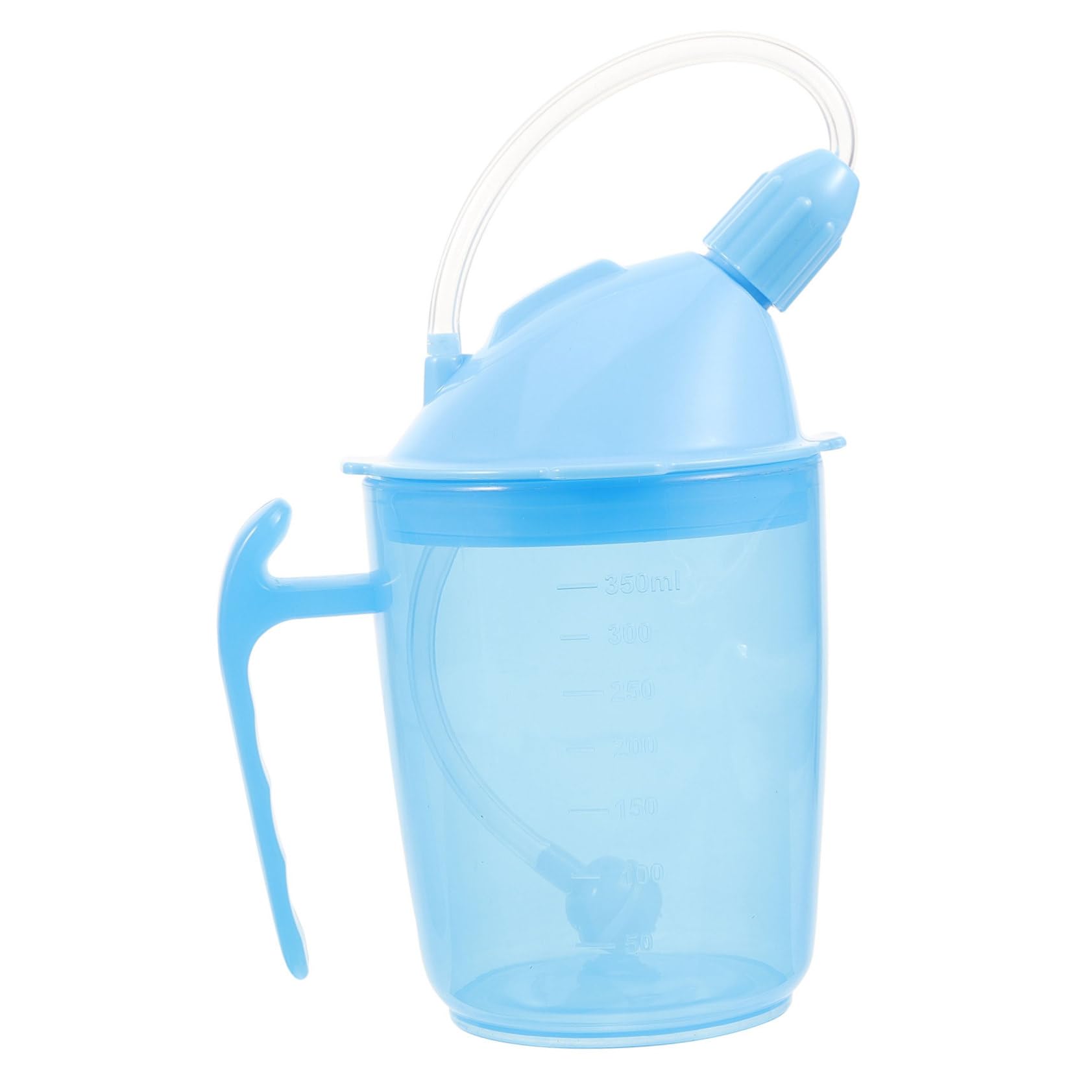 HAWILLOSCH Straw Cup for Elderly Disabled Patients Hospital Cup with Lid and Straw Multi-use for Seniors