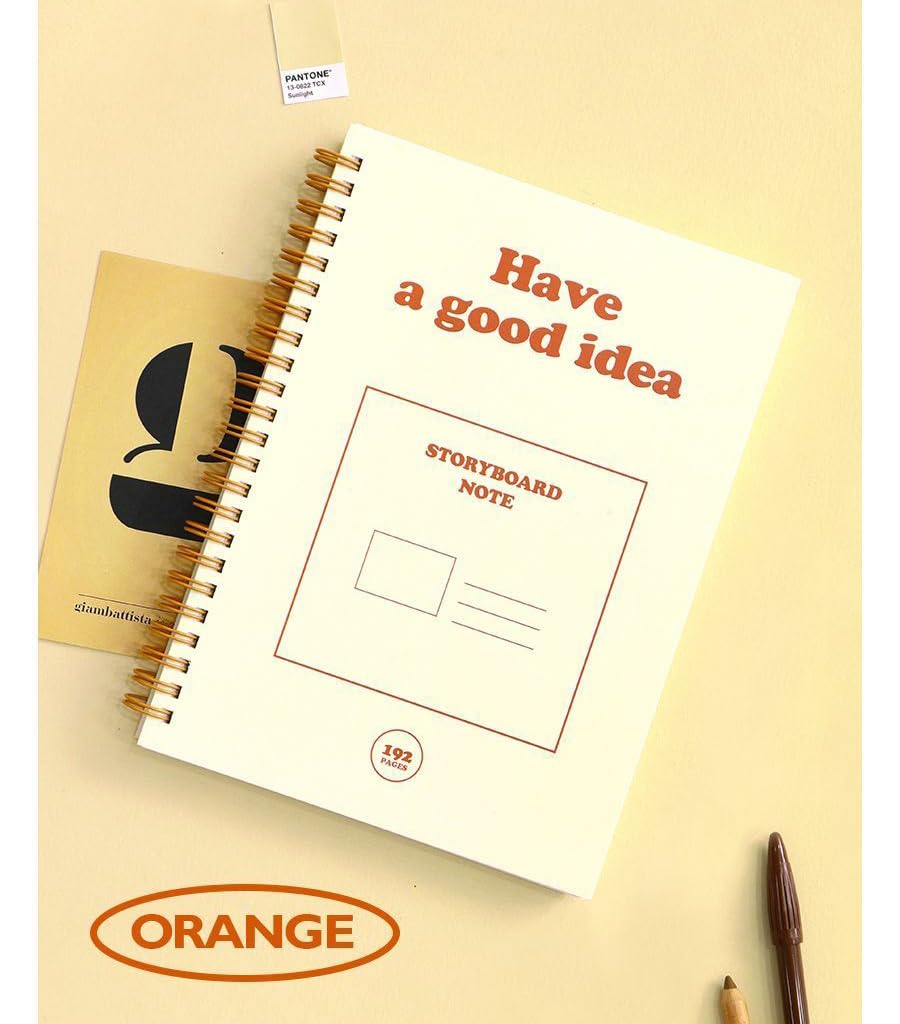 Storyboard Idea Spiral Notebook (Orange)