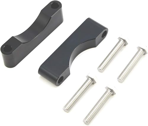 Miniatura 3 de Kit de soporte para guardabarros delantero negro compatible con guardabarros de 21 pulgadas, 23 pulgadas, 26 pulgadas, compatible con modelos Harley