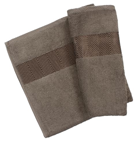 Image of Fash Home 500 GSM Towel 70x140 cm - 1 Pc, Ultra Soft, Highly Absorbent, Quick Dry, Plush & Durable Cotton Bath Towel for Home, Gym & Spa (Grey)