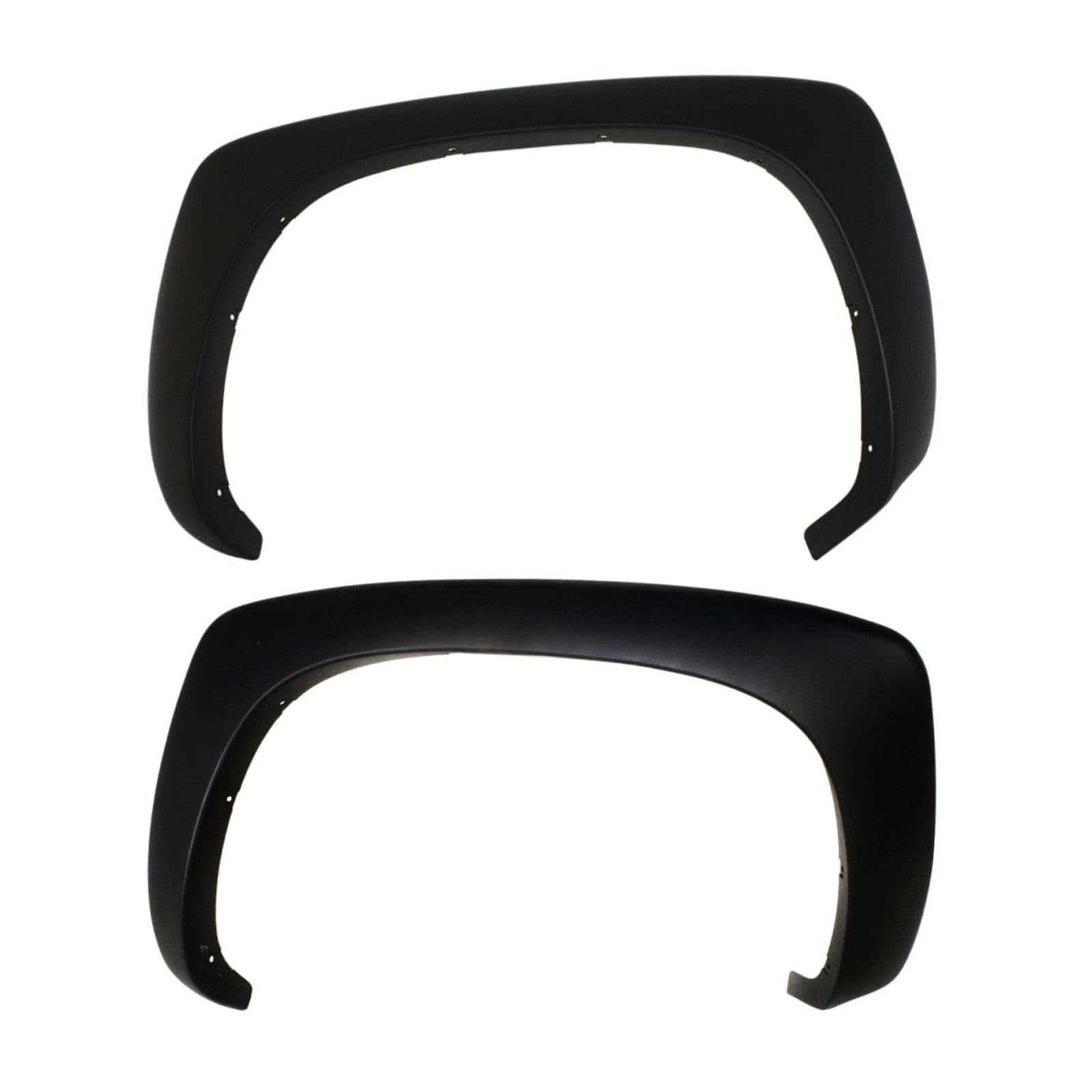 DUST GLOW Set of 2 Rear Right Wheel Protector Flare + Left Wheel Well Trim Textured Black Plastic Wheel Flares Moulding for Escalade ESV for Suburban 2500/1500 for Yukon XL 2500/1500