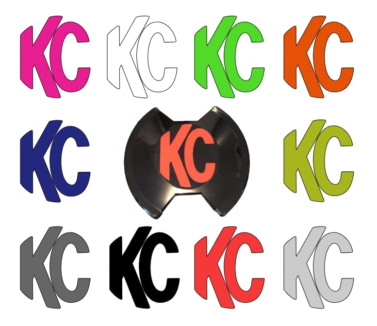 2x KC SlimLite LED Light Cover Vinyl Decal Overlay Sticker