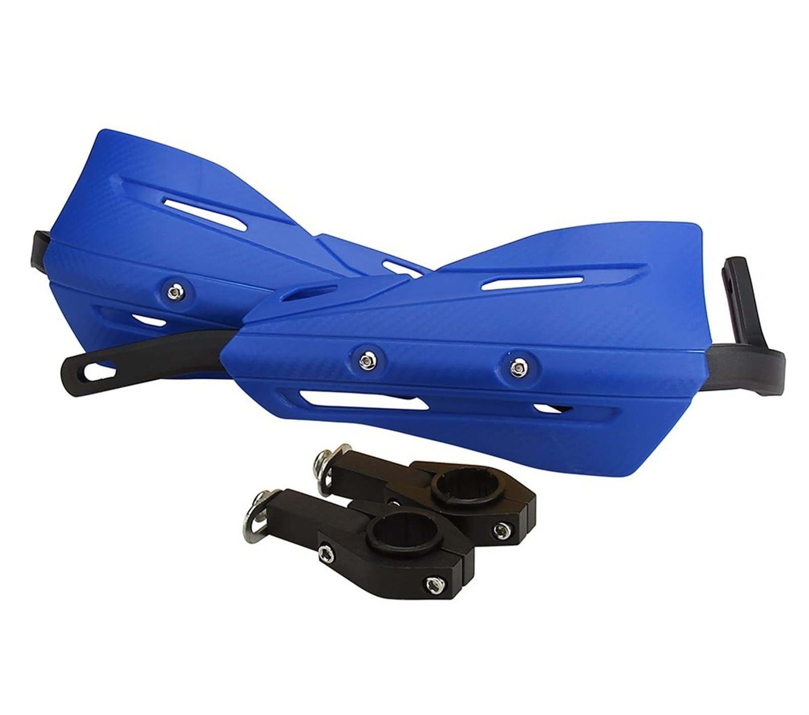 Paramani 22 28mm per Yamaha Dirt Bike Enduro Moto Manubrio Protezione Paramani Protezione Paramani Protezione Mano della Moto (Color : Blu)