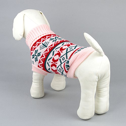 Kismaple Chien de Compagnie Chaud Jumper Classique Molleton Chaud Chandail Vêtements Chiot Vêtements Manteau Tricots Cat,XS/S/M/L/XL/XXL