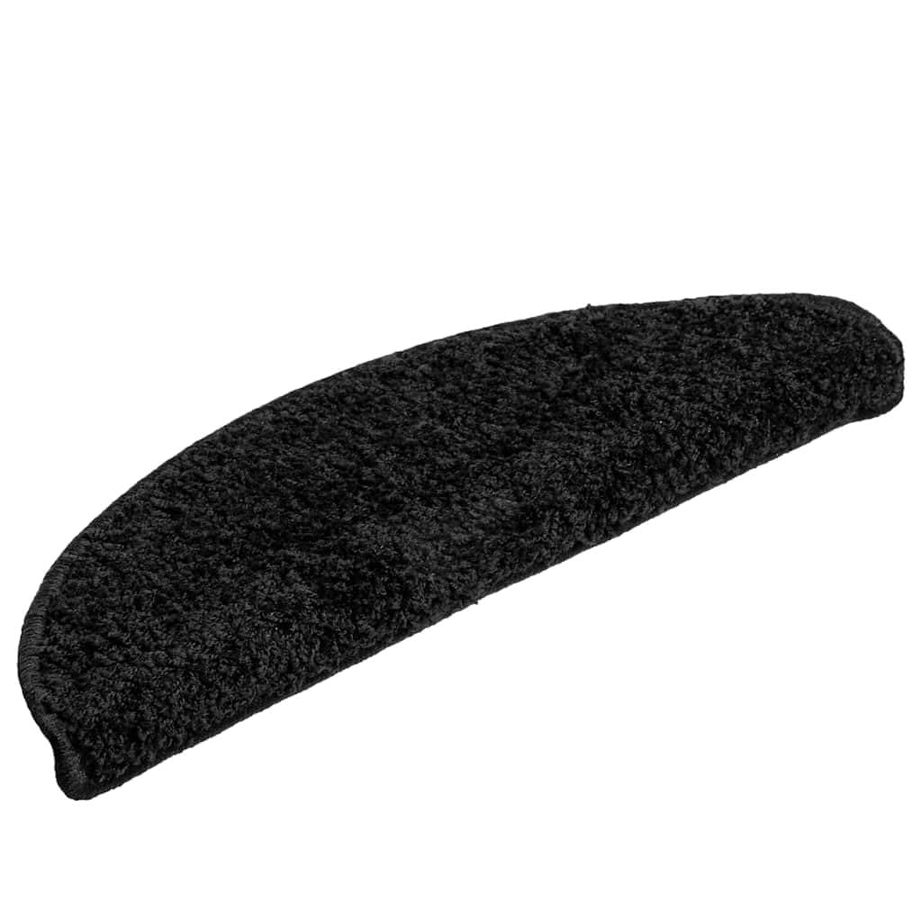 Alfombrillas para escalones de madera, pack de 20 alfombras semicirculares autoadhesivas de 56x17cm