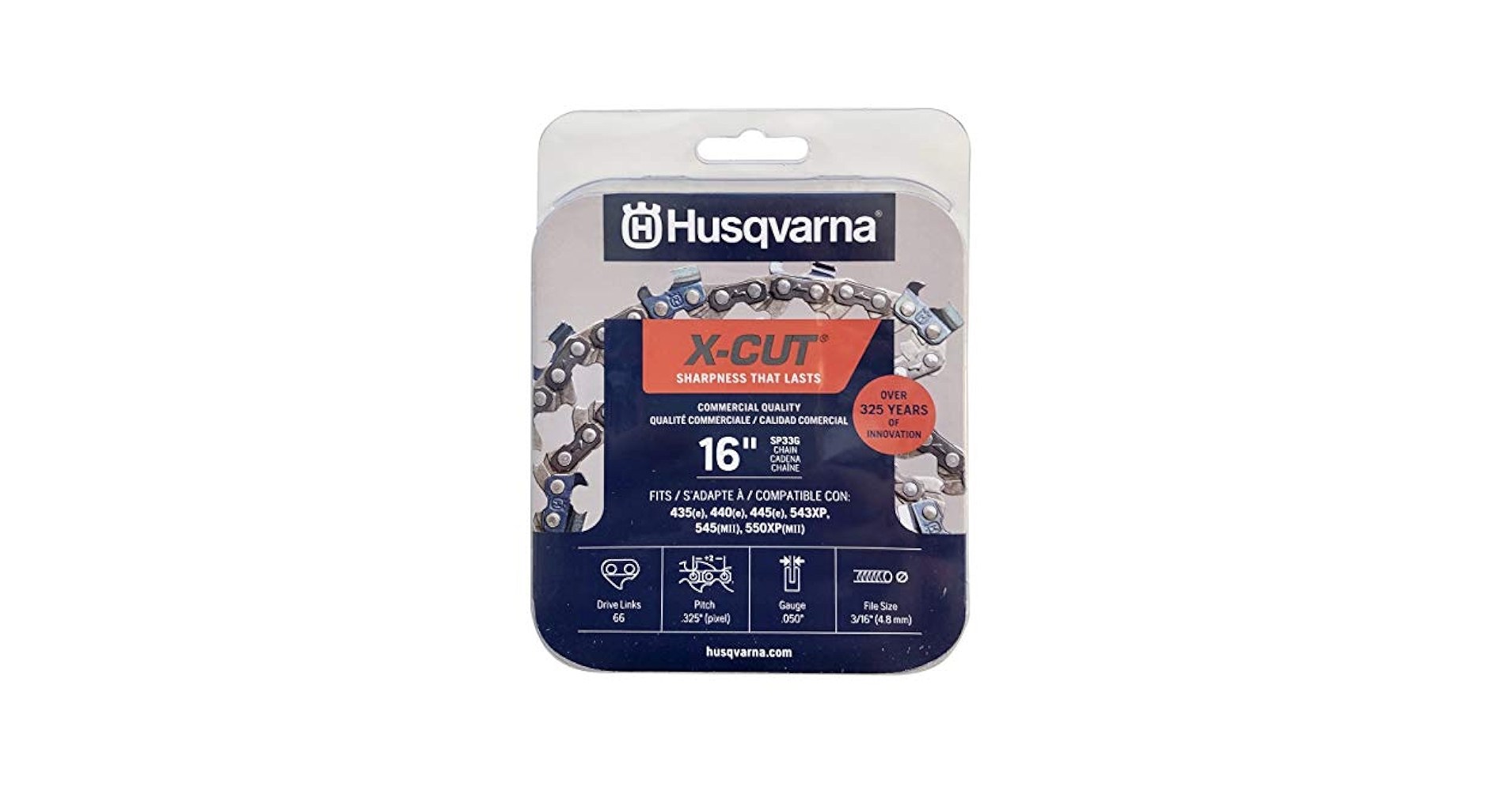 Amazon.com : Husqvarna X-Cut SP33G 16 Inch Chainsaw Chain