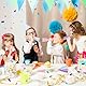 SALGIA Tröten Kindergeburtstag, 24pcs Partytröten, Kindergeburtstag Luftrüssel, Party Krachmacher, Geeignet für Geburtstagsfeiern, Kinderfeste, Bankette, Feiertagspartys(A)