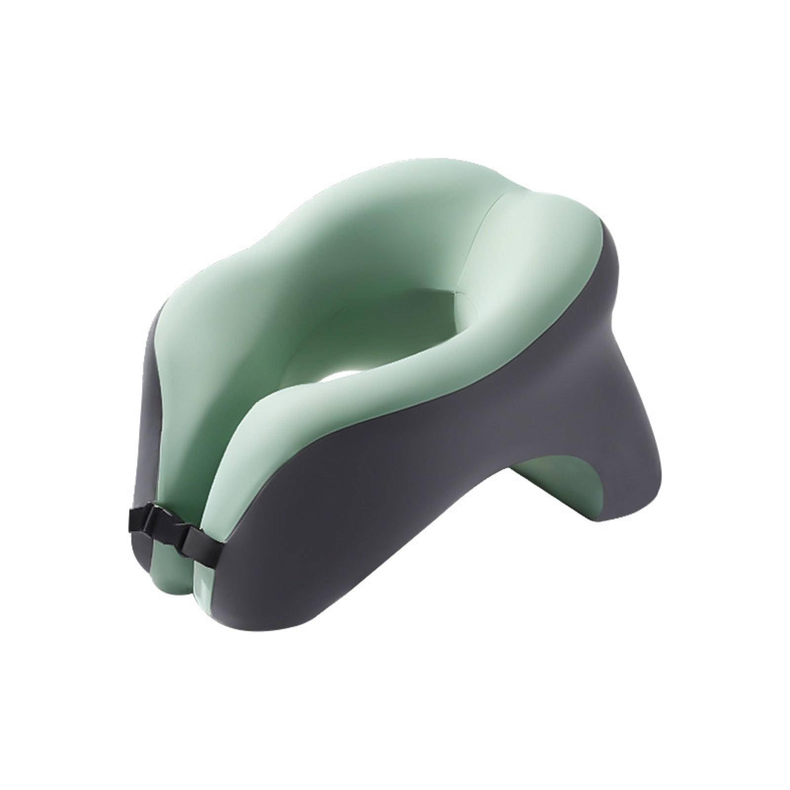 Cuscino cervicale da viaggio, 100% puro memory foam, supporto a forma di U, per aereo, ufficio, auto e casa, ideale per riposare la testa e il mento, comfort e relax