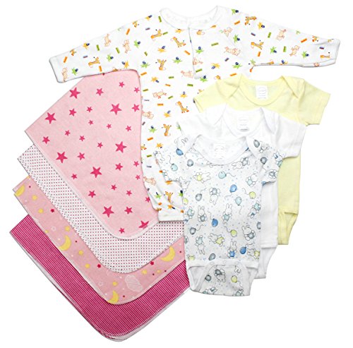 Bambini Newborn Baby Girls 8 Pc Layette Set
