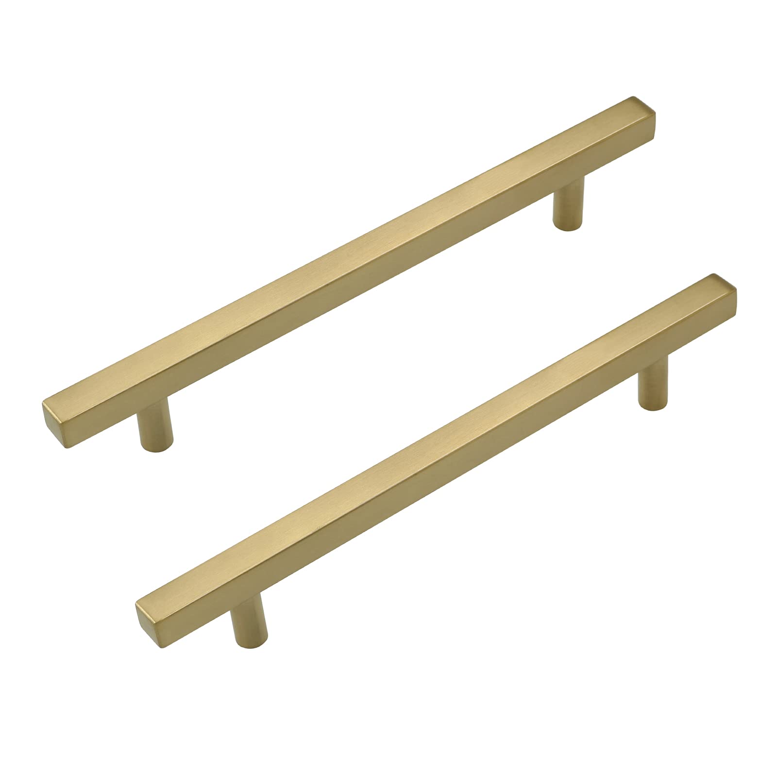 LONTAN 1 Pack Gold Kitchen Handles 192mm Gold Cupboard Handles Cabinet Hardware Drawer Pulls Kitchen Cupboard Furniture Stainless Steel