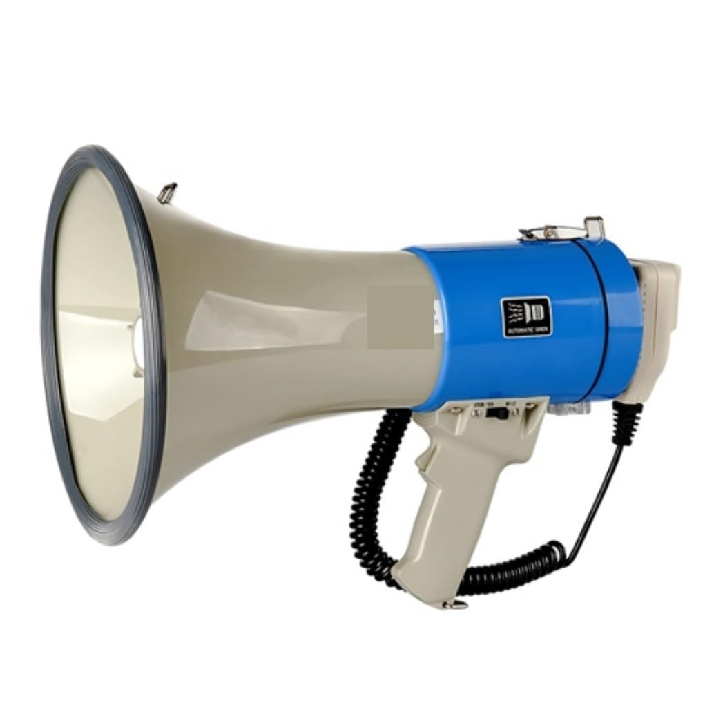 Megafono da Stadio Megafono Portatile Megafono Sirena Incorporata Altoparlante Portatile Ad Alta Potenza da 50 W con Microfono Staccabile Tromba da Stadio
