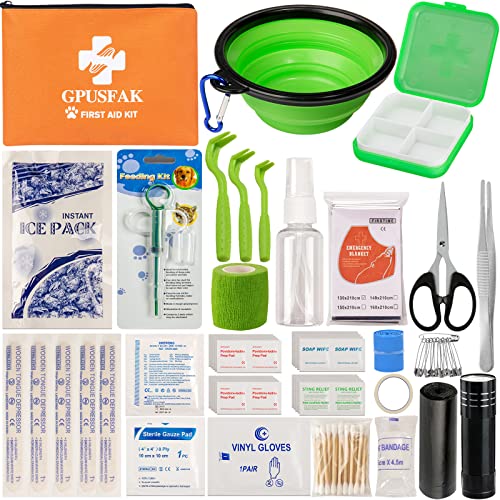 Pet First Aid Kit for Dogs & Cats – Pet Emergency Kit with First Aid Supplies for Home Camping Hiking Traveling Hunting and Sports Pet First Aid Kit for Dogs & Cats – Pet Emergency Kit with First Aid Supplies for Home Camping Hiking Traveling Hunting and Sports