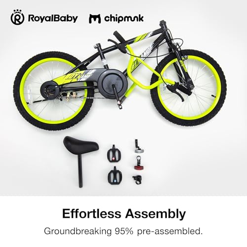 Chipmunk Kids Bike Toddlers 12 14 16 18 Inch Wheel Bicycle Beginners Boys and Girls Ages 3-11 Years, Multiple Color Options