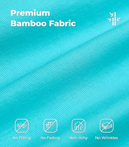Image of NACHILA Women's Bamboo Viscose Pajama Sets Summer Cooling Short Sleeve Capri Soft Pjs Night Sweats Moisture Wicking Sleepwear