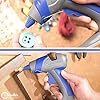Chandler Tool Mini Hot Glue Gun And Sticks Set for Crafts and DIY Pistola De Silicona Caliente Inalambrica Complete Hot Glue Gun Kit With Glue Sticks (Blue) #5