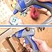 Chandler Tool Mini Hot Glue Gun And Sticks Set for Crafts and DIY Pistola De Silicona Caliente Inalambrica Complete Hot Glue Gun Kit With Glue Sticks (Blue)