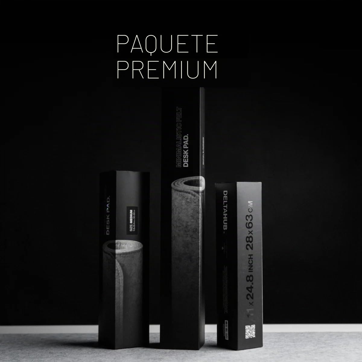 DELTAHUB - Almohadilla Protectora de Escritorio de Fieltro Minimalista, antideshilachado, Antideslizante, fácil de Limpiar, fácil Deslizamiento, Larga duración, diseño Elegante, cómoda, Resistente,
