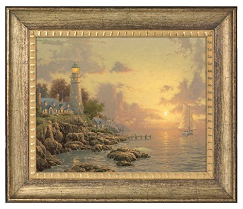 Thomas Kinkade The Sea of Tranquility 16 x 20 Brushstroke Vignette (Burnished Gold)