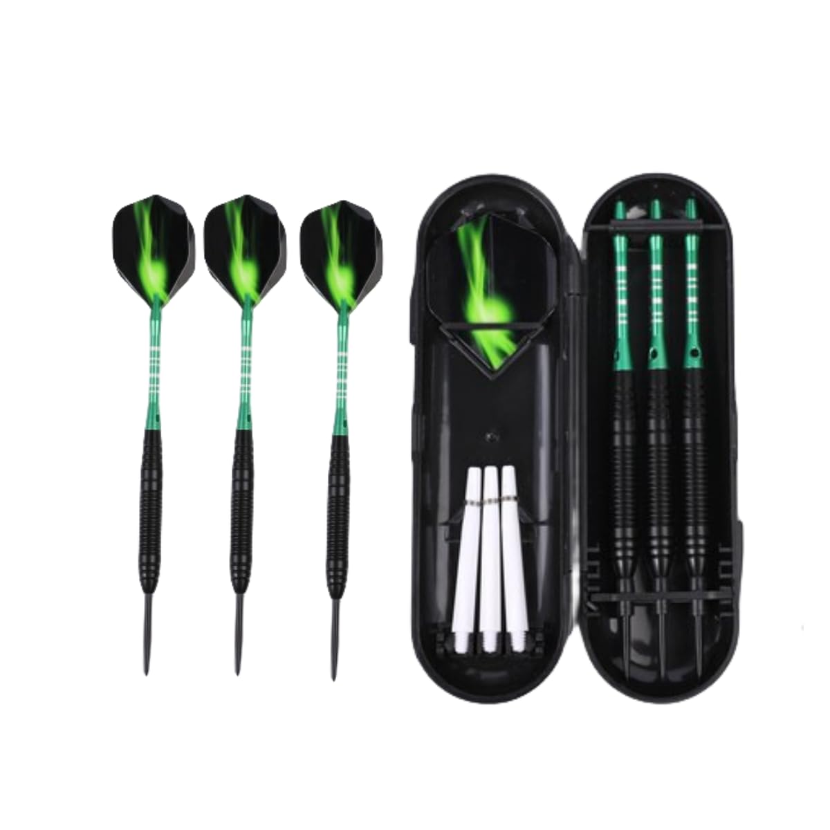 FUZVOL Professional Darts Set Steel Tip-Aluminum Stems Darts Flights with 24 Grams-3 Packs โ image 1