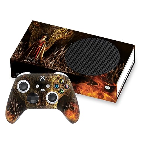 Skin vinyle Xbox Series S anti-rayures aux emblèmes de House Of The Dragon