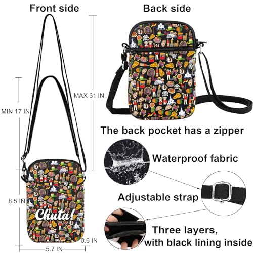 KEYCHIN Ecuador Crossbody Bag Ecuadorian Chuta Gifts Ecuadorian Shoulder Bag Ecuador Themed Gifts Ecuador Travel Bag2