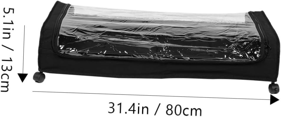 TIDTALEO under Bed Storage Cart with Wheels Pull-out Design for Clothes and Toys Sturdy Frame Efficient for Bedrooms and Apartments