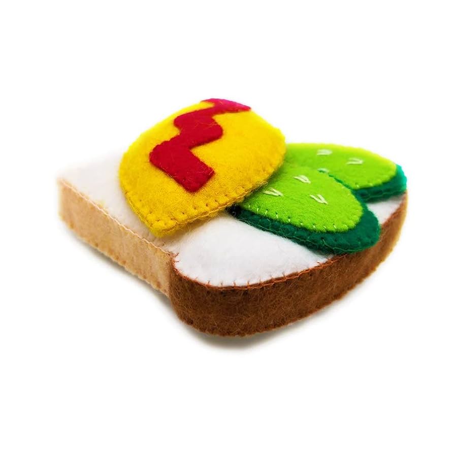 Amazon | フェルトままごと トースト フェイクフード 単品