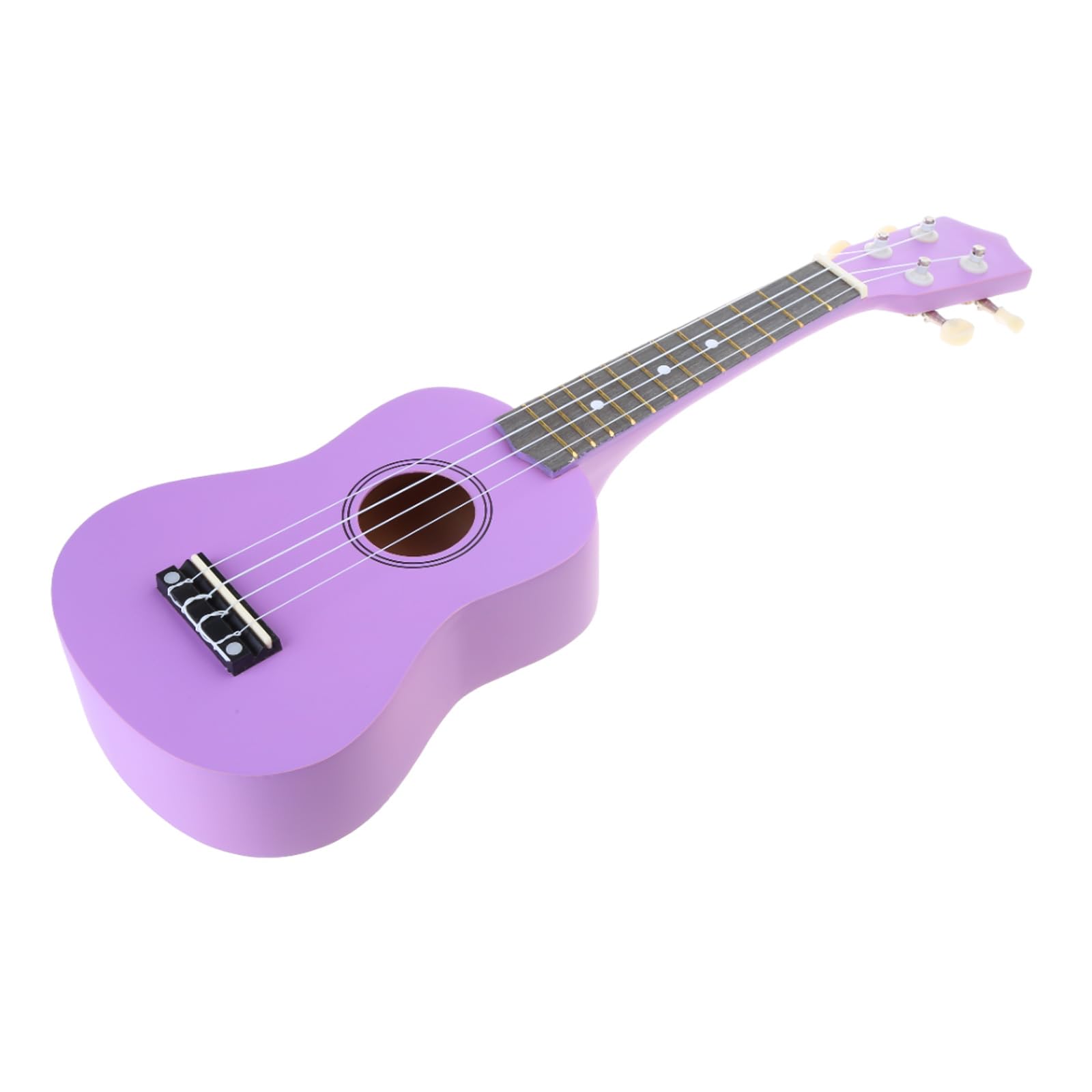 Ukulélé de concert pour débutants et enfants de 58,4 cm à entrée unique en forme de cœur en fleurs de pêcher (vert malachite