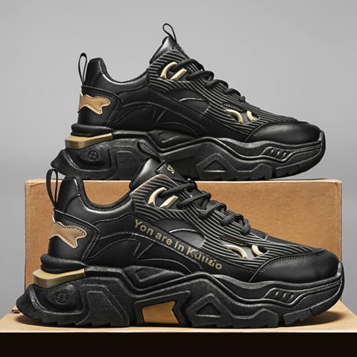 Men's Casual Athletic Shoes Tennis Running Walking Shoes Non Slip Chunky Fashion Sneakers for Men2